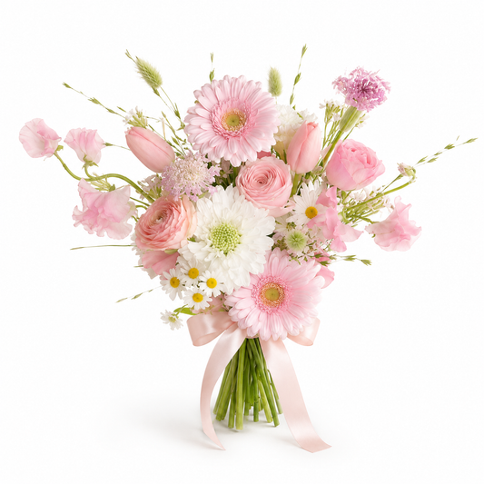 Pastel Pink Garden Bouquet