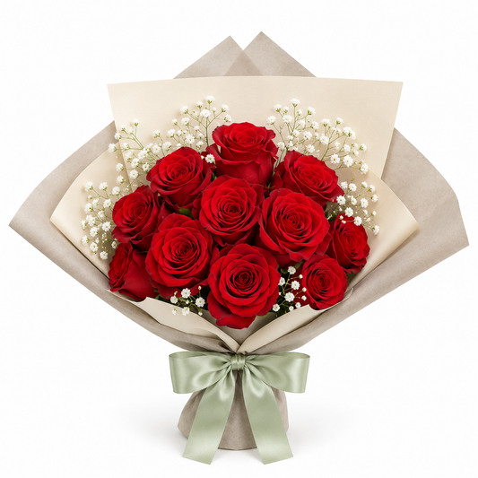 Classic Red Rose Bouquet